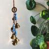 Creative Magical Witch Bells Wind Chimes Window Ornament Evil Crystal Hanging Pendant Handmade Hanging Witch Bells for Home Door