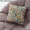 Vintage Floral Embossed Throw Pillow Covers Pattern Cushion Cover Suitable for Sofa Bedroom Car Pillow Cover