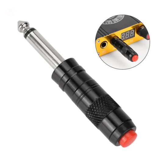 Ножная педаль, аксессуар для тату-машины, легкий черный, устойчивый к износу беспроводной переключатель