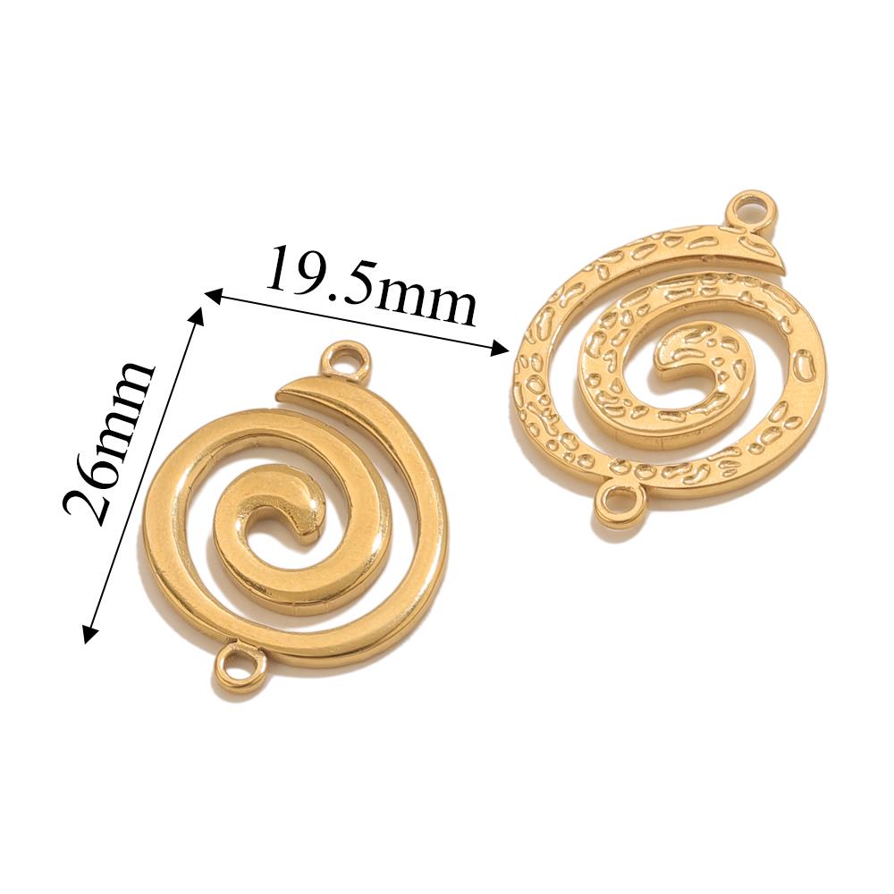 5 шт. Подвески-соединители из нержавеющей стали с двумя отверстиями для браслетов, ожерелий, изготовления ювелирных изделий, DIY, в виде сердца, банта, золотистые, коннекторы