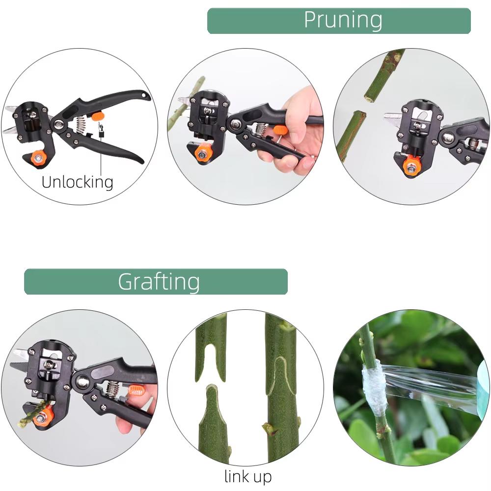 Секатор для прививки садовый инструмент для прививки профессиональный резак для ветвей секатор ножницы для обрезки растений коробки ножницы для прививки фруктовых деревьев