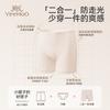 Mulberry Silk Crotch Ice Silk Safety Pants for Youth (12-18 Years) - 2-Pack