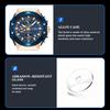 Men's Waterproof Luminous Calendar Chronograph Six Pin Silicone Strap Quartz Business Sports Watch