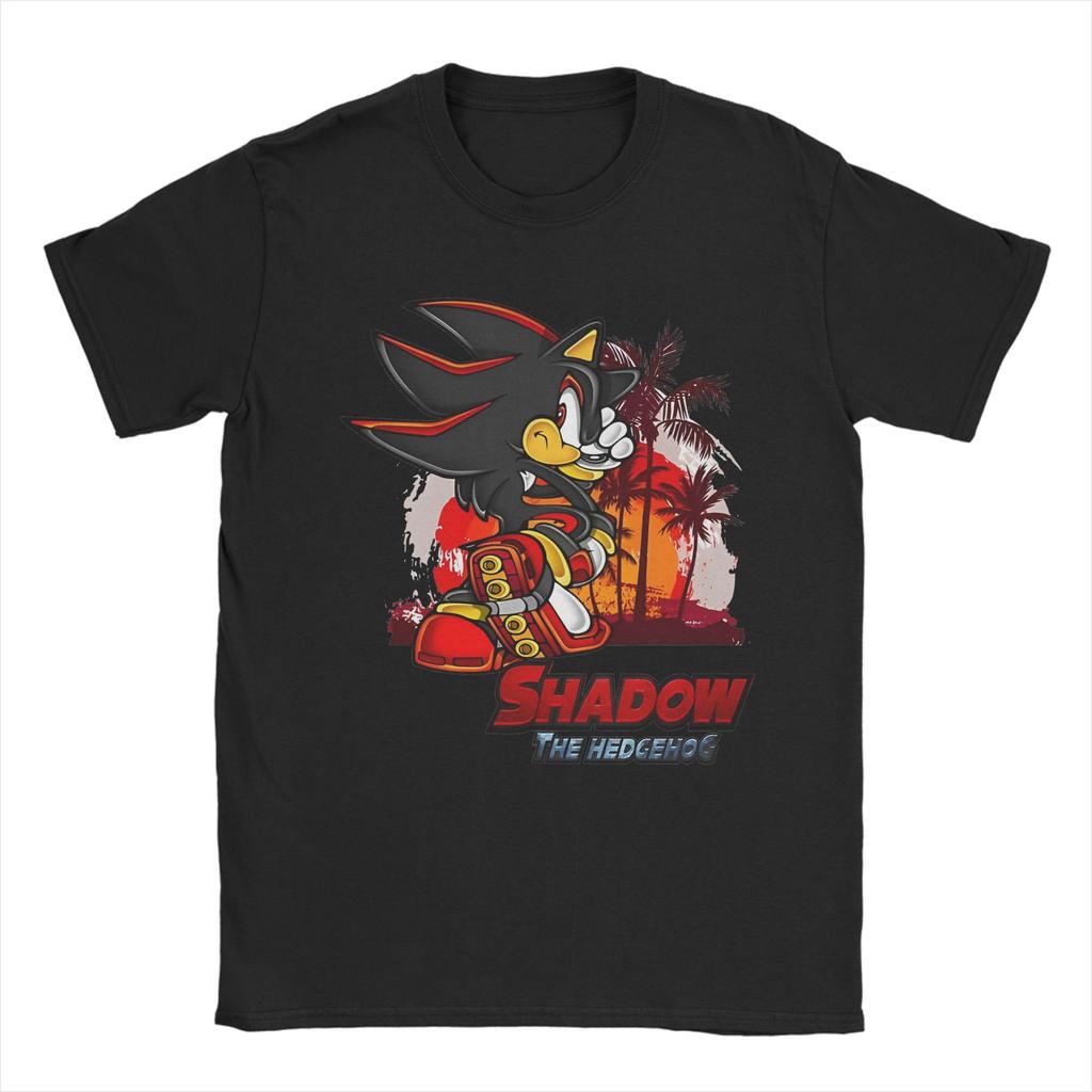 Shadow The Hedgehog T-Shirts Men Novelty Cotton Tees O Neck Short Sleeve T Shirt Gift Idea Clothes