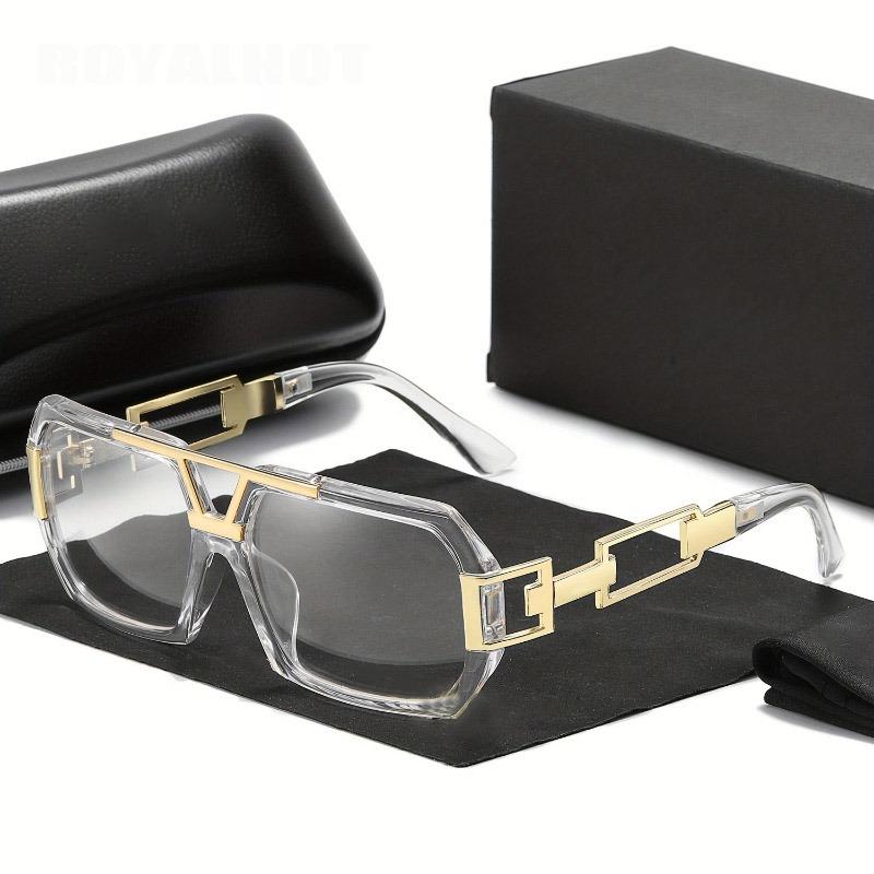 Неполяризованные ретро большие солнцезащитные очки для мужчин и женщин квадратная оправа солнцезащитные очки унисекс мода для спорта на открытом воздухе очки для вождения