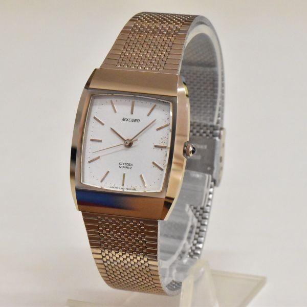 Used Working item, Citizen Exceed, Carbide, 4-795440K, Men's Watch, Battery Replaced, Quartz, Used item
