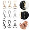 1pcs Metal Split Ring DIY KeyChain Lobster Clasp Bags Strap Buckles Hook Collar Carabiner Snap