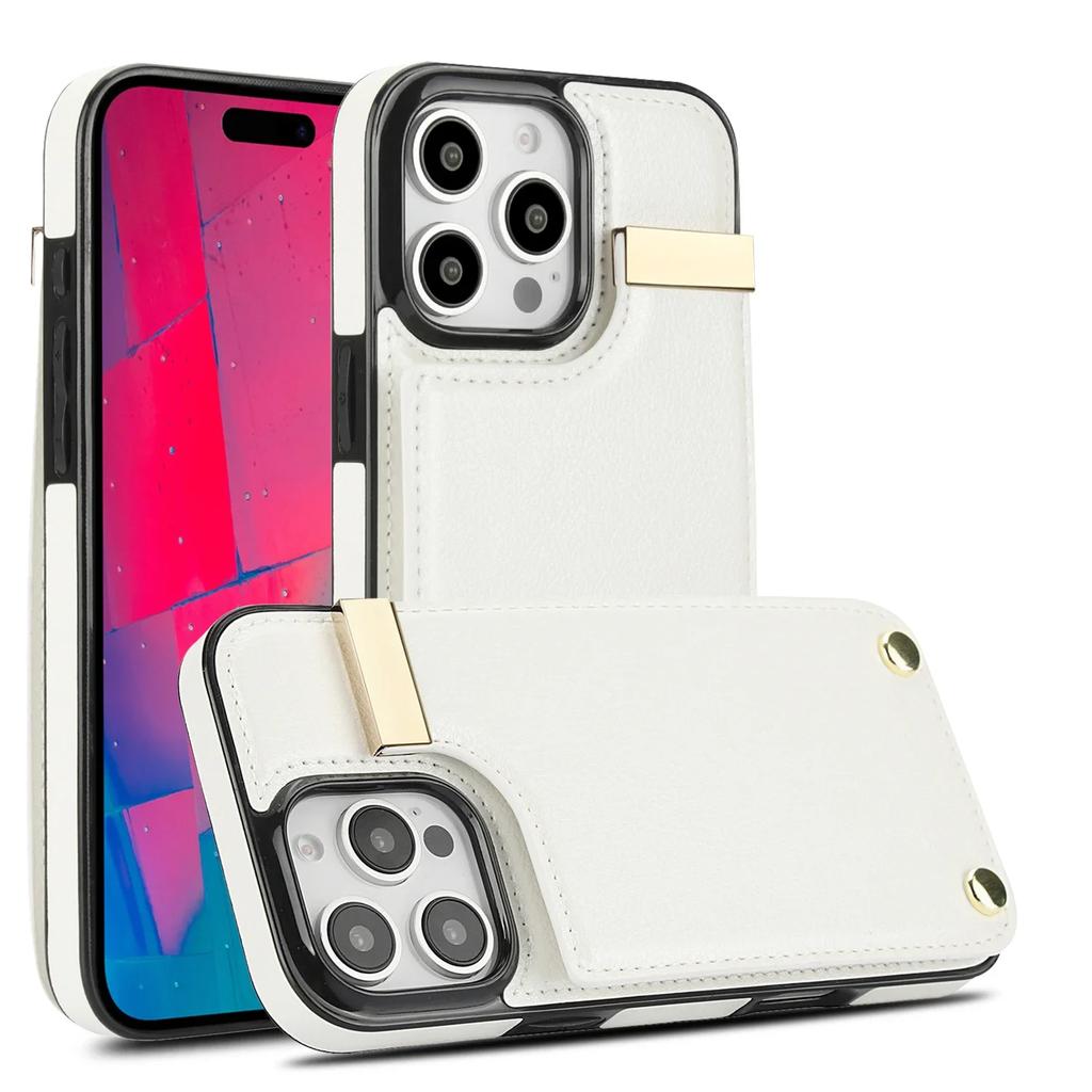 Кошелек для iPhone 16 Pro Max с держателем для карт, кожаный чехол для телефона для iPhone 16 15 Pro Max Plus, противоударный защитный чехол