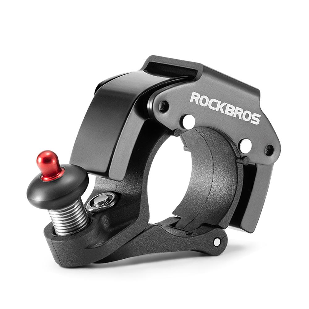 C-shaped bicycle bell - black