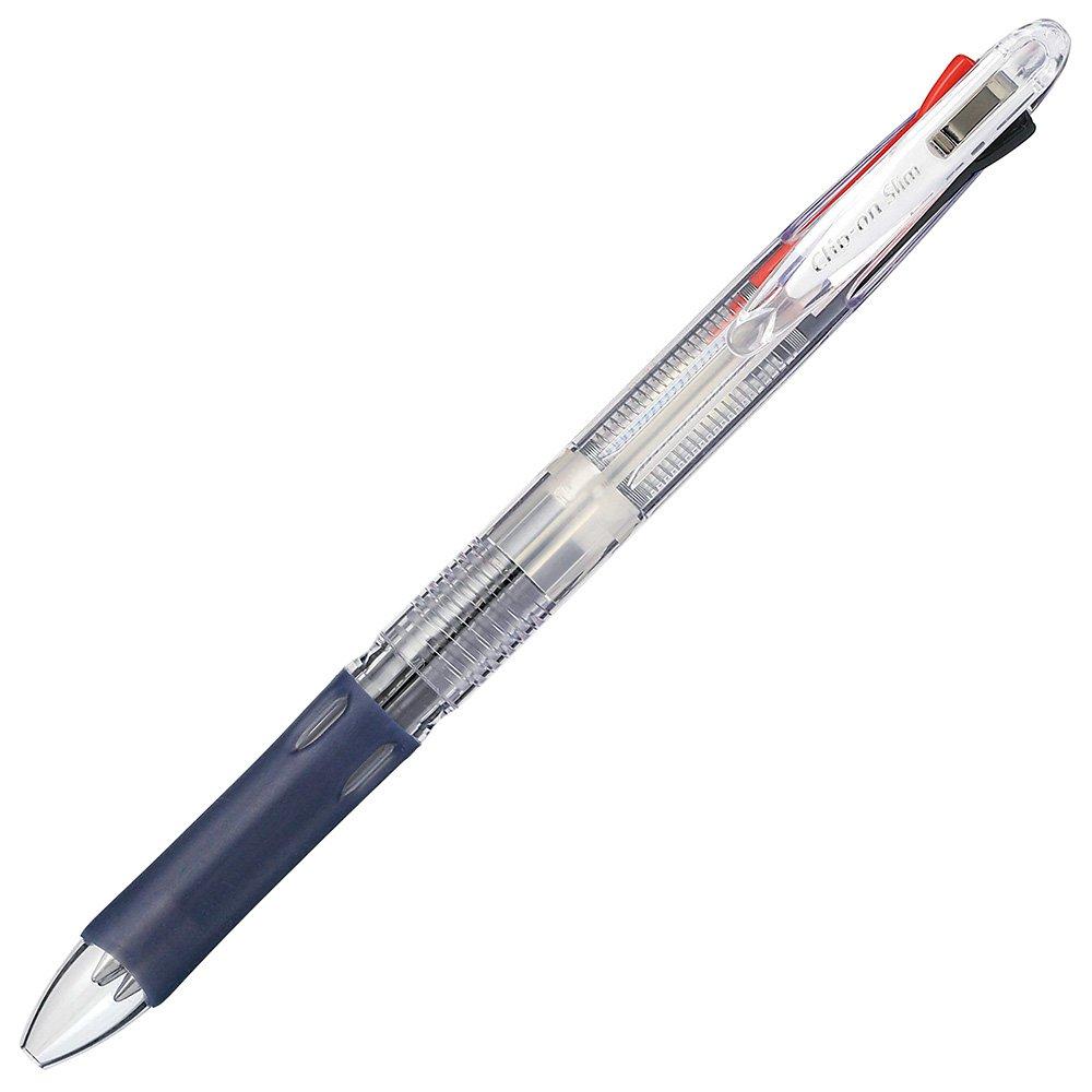 Zebra Slim 3C Ballpoint Pastel 10 Clip-On Pen, Green, Pens, B-B3A5-WG