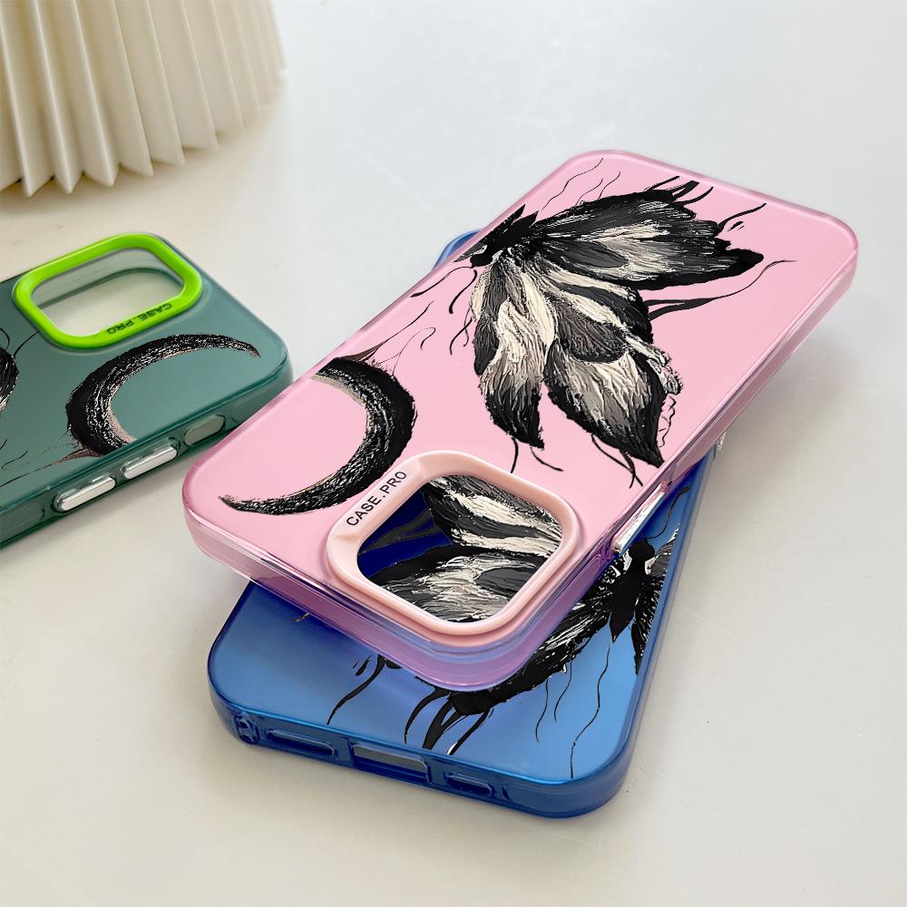 Окрашенный узор, цветной серебристый, двухсторонний, жесткий, противоударный чехол для телефона Xiaomi Redmi Poco