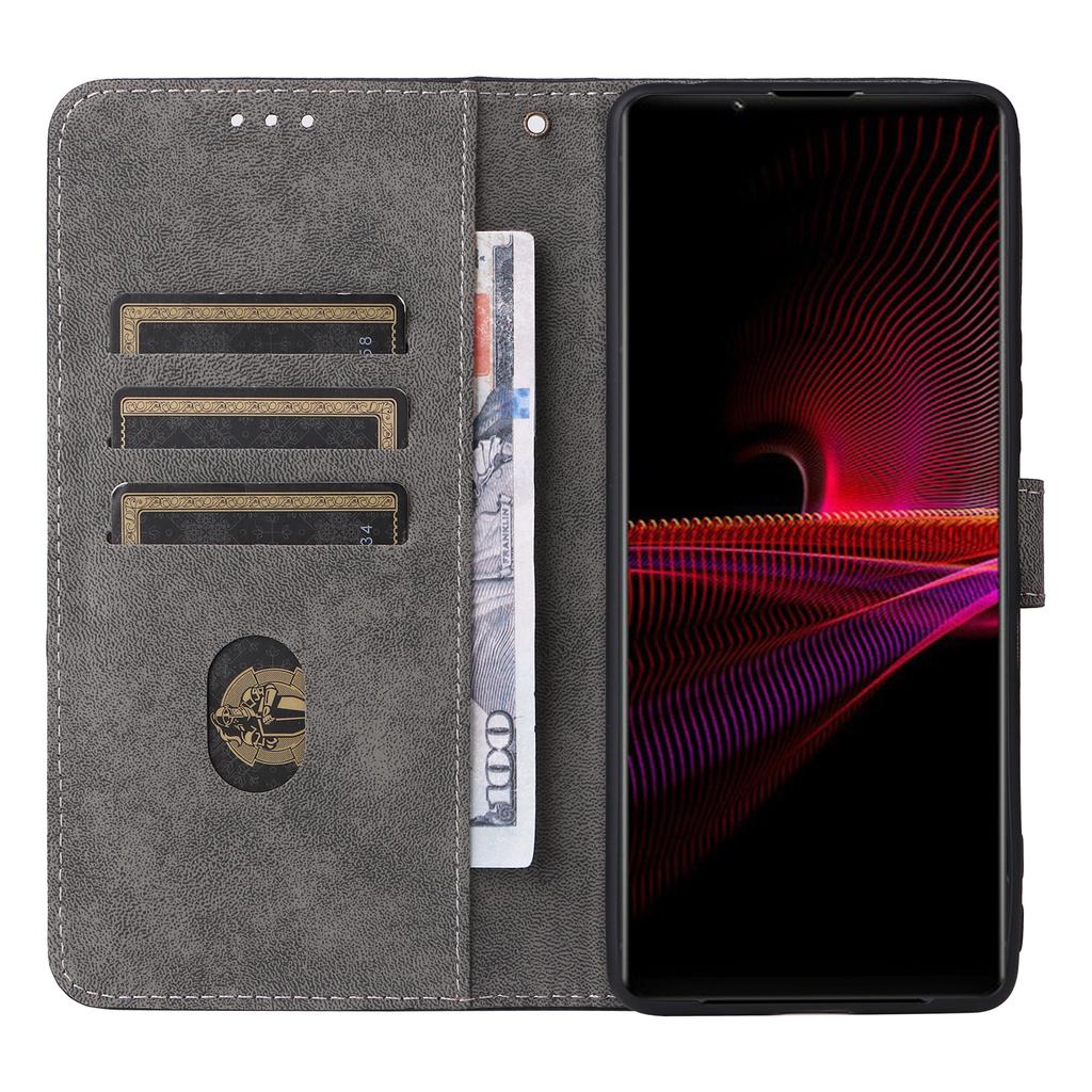 Для Sony Xperia 1 III 5G Чехол Кошелек Книжка Кожаный Чехол для Телефона Защита с Блокировкой RFID