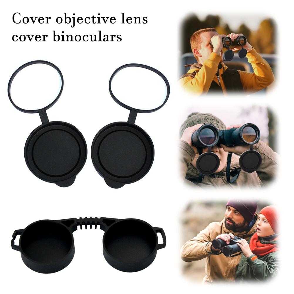 Binoculars Protective Cover 42mm/52mm Rubber Eyepiece Cover Accessories Objective Fire Lens Spyglass Decoration Prevention W2N4