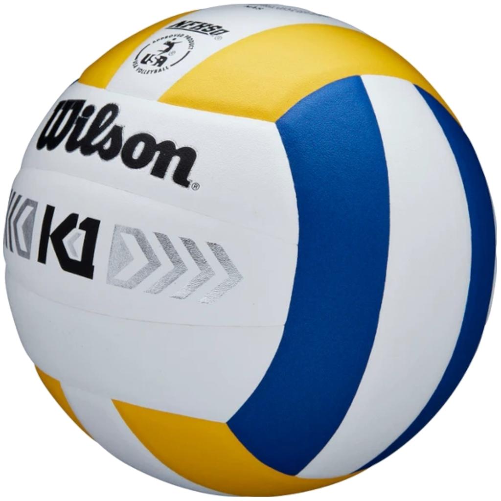Wilson Мяч волейбольный K1 Silver, волейбольный мяч унисекс белого цвета