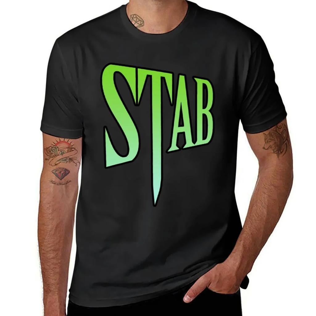 Stab TShirt blacks summer tops hippie clothes tops big and tall t shirts for Unisex