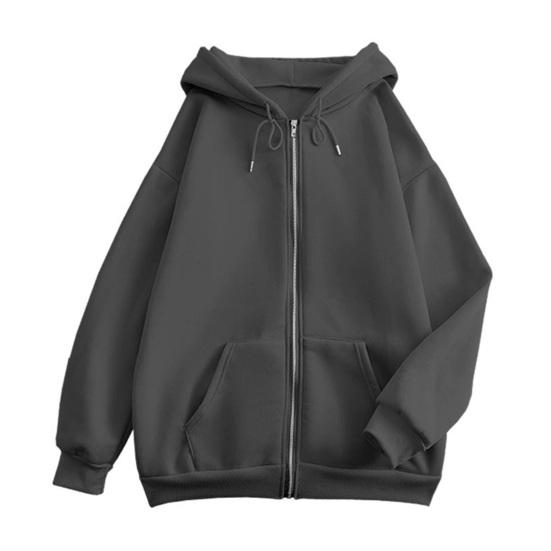 Мужская женская куртка, пальто с капюшоном, завязками на шнурке, с длинным рукавом, застежкой-молнией, верхняя одежда с карманами, свободный крой, толстовка, верхняя одежда