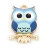 10PCs Owl Animal Charms Vintage Halloween Multicolor Enamel Gold Color Metal Pendants DIY Necklace Earrings Jewelry 21.5mmx15mm