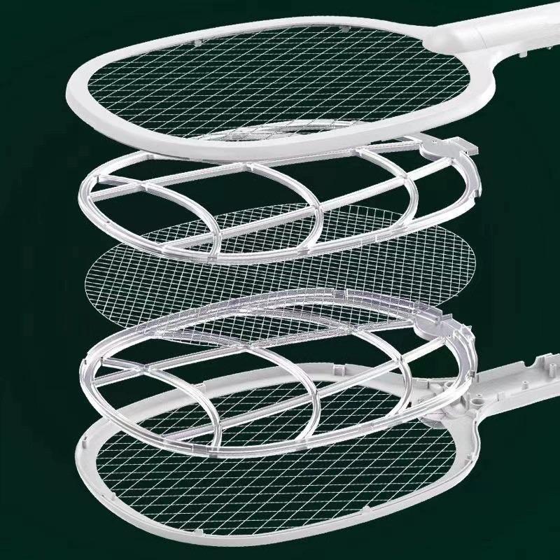 Raqueta eléctrica recargable para matar mosquitos 2 en 1 lámpara antimosquitos para el hogar