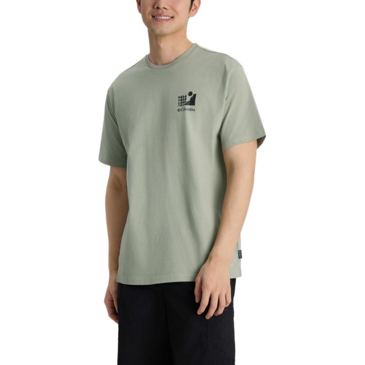 Columbia Explorers Canyon T Shirt Men's Green AE5592-348