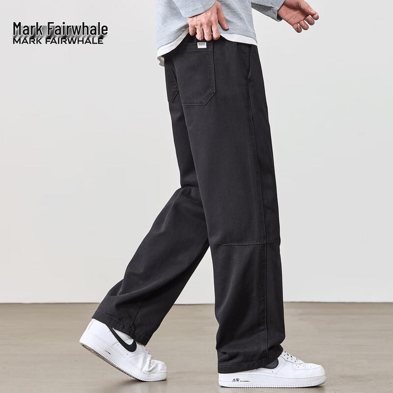 Mark Fairwhale Men's Soft Casual Straight-Leg Pants