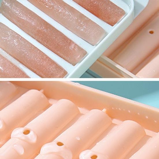 Форма для лотка для ледяных палочек с крышкой, пищевой класс, легко снимается, не содержит BPA, напитки, виски, коктейли, длинная полоса, форма для изготовления кубиков льда, кухонные принадлежности