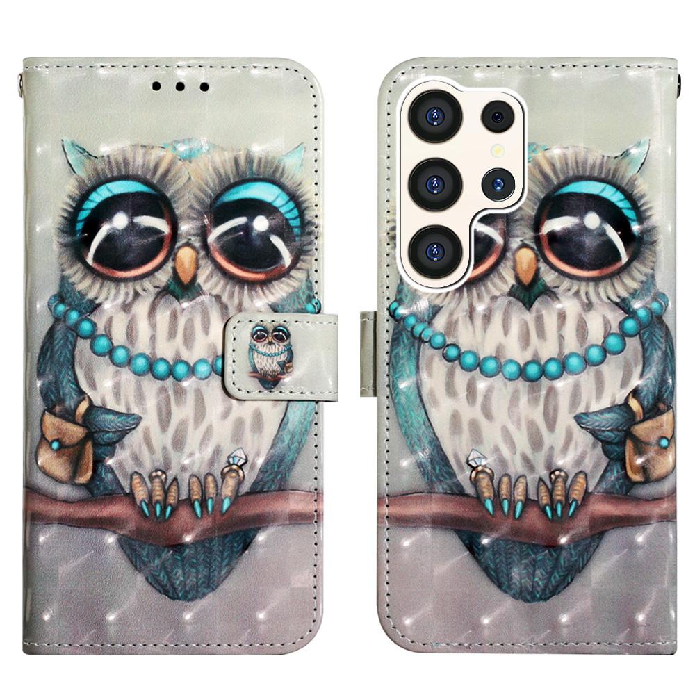 Дворянка сова из искусственной кожи Кошелек с откидной фоторамкой Чехол для книги для iPhone Samsung Huawei Honor Xiaomi Redmi Oppo vivo Sony Google TCL Infinix...