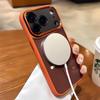 Transparent Metal Camera Bumper Cases For iPhone 17 11 12 13 16 Pro Max 15 16 Plus 17 Air For Magsafe Magnetic Clear Phone Cover