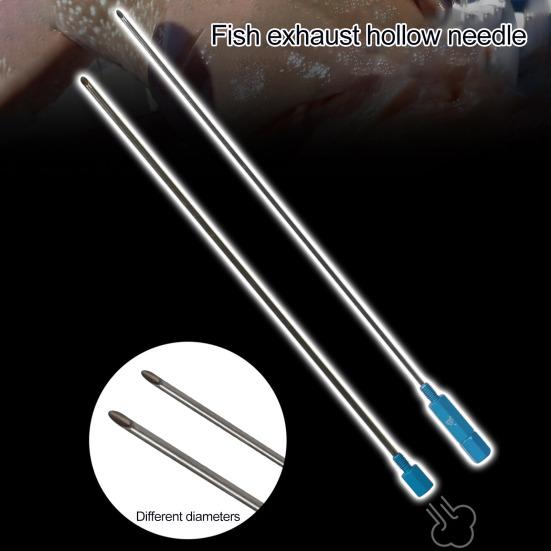 1 комплект игл для отвода газов из глубоководной рыбы, прочная полая игла для отвода газов из глубоководной рыбы, принадлежности для пресноводной рыбалки в соленой воде