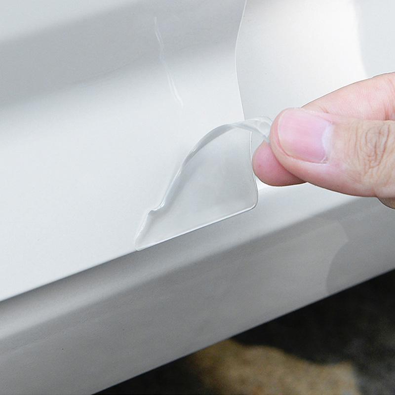 Универсальные автомобильные дверные угловые чехлы для предотвращения столкновений, прозрачные силиконовые протекторы, наклейки против царапин, защитная крышка для двери