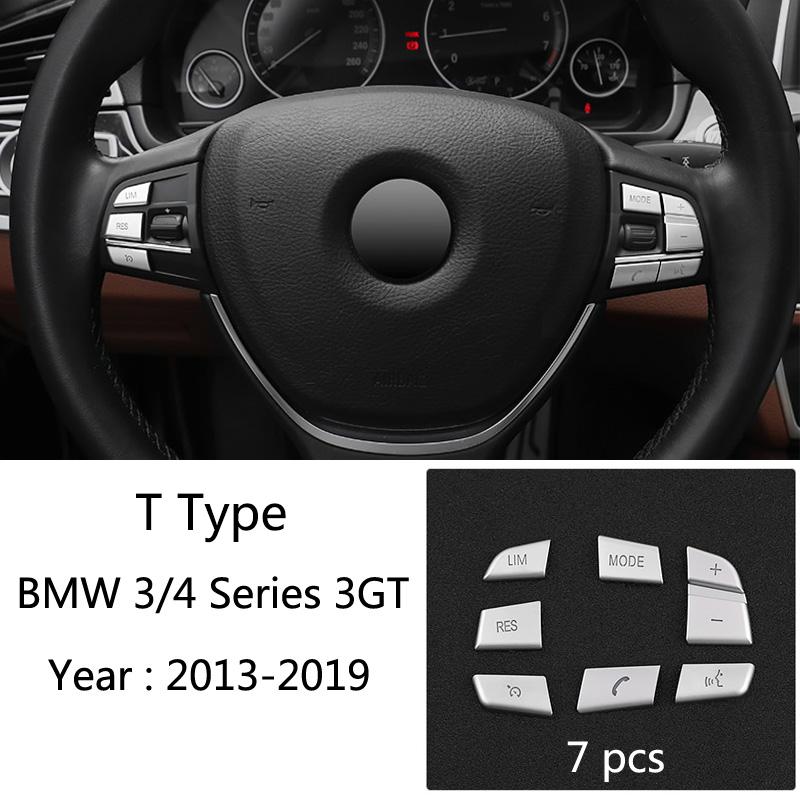 Carbon Fiber Car Styling Interior Gear Shift Knob Cover Multimedia Button Panel Trim Sticker For BMW F30 F32 F34 F36 Accessories