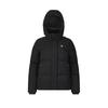 Athletics Fitness Down Jacket Solid Color Simple Fashion Hooded Puffer Coat Women Outerwear Deep-Black A11W441905FBK