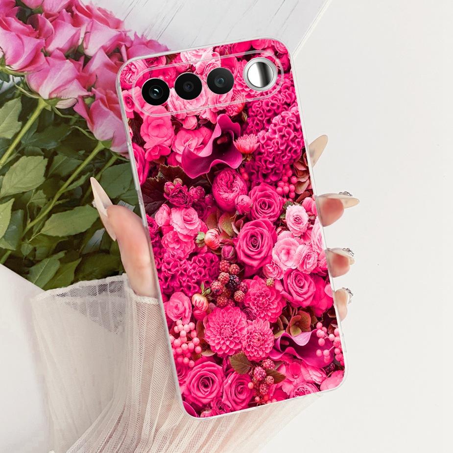 Чехол для Realme 16 5G RMX5171 Роскошный чехол с росписью цветов 6,57'' Мягкий силиконовый чехол для телефона Для Realme 16 Realme16 5G Fundas Coque