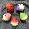 Клубничная Фруктовая Окарина 6 Отверстий Креативный Градиентный Цвет Студенты Керамика Ручная Работа Тон До Инструменты Орфа Для Начинающих