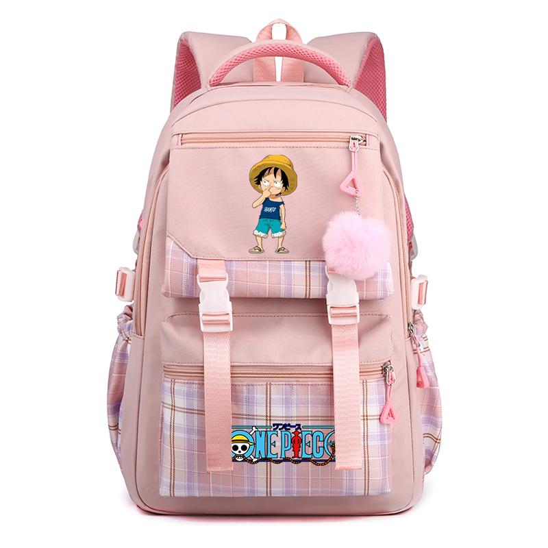Аниме One Piece Printed College Bag Bag Document Bag Teen Back To School Холщовый рюкзак для девочек и мальчиков, студенческая сумка для ноутбука, мужская и женская дорожная сумка, рюкзак