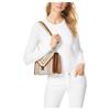 Michael Kors MK Whitney Сумка-конверт с принтом винтажной цепи Женская сумка через плечо Коричневый Бежевый 30H8GWHL3B-170