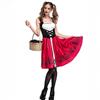 Women's Vintage Dress Color Patchwork Cosplay Sleeveless Dresses