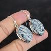 Серьги из яшмы Pinolith, драгоценные камни, серьги из стерлингового серебра 925 пробы, ювелирные изделия из яшмы Pinolith, серьги ручной работы, подарки на годовщину