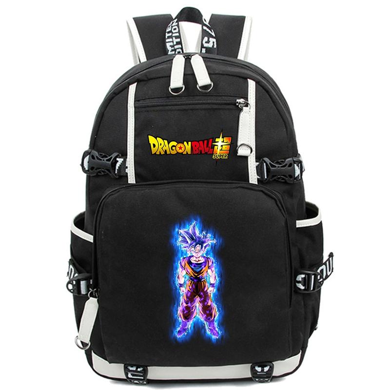 Рюкзак-сумка унисекс в стиле аниме «Dragon Ball» для девочек, мальчиков, студентов, подростков, детей, женщин, большая вместительная сумка для ноутбука, милая повседневная школьная сумка, подарок на день рождения для детей