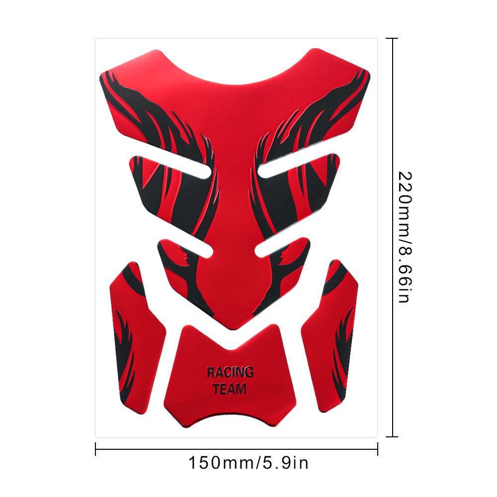 For Honda Yamaha Fishbone Tankpad Sticker Sticker Cover 3D Tank pad Stickers Oil Gas Protector