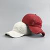 Spring and Summer New Baseball Cap Three-dimensional Embroidery English Ripped Hat Versatile Men's and Women's Sun Hat