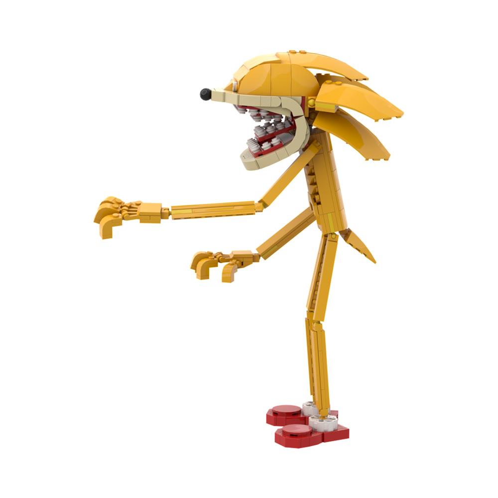 MOC Анимированный Персонаж Sonices Модель Строительные Блоки Ужас Грешный Еж Экшн-Фигурка Сборные Кирпичики Игрушка Подарок на Хэллоуин