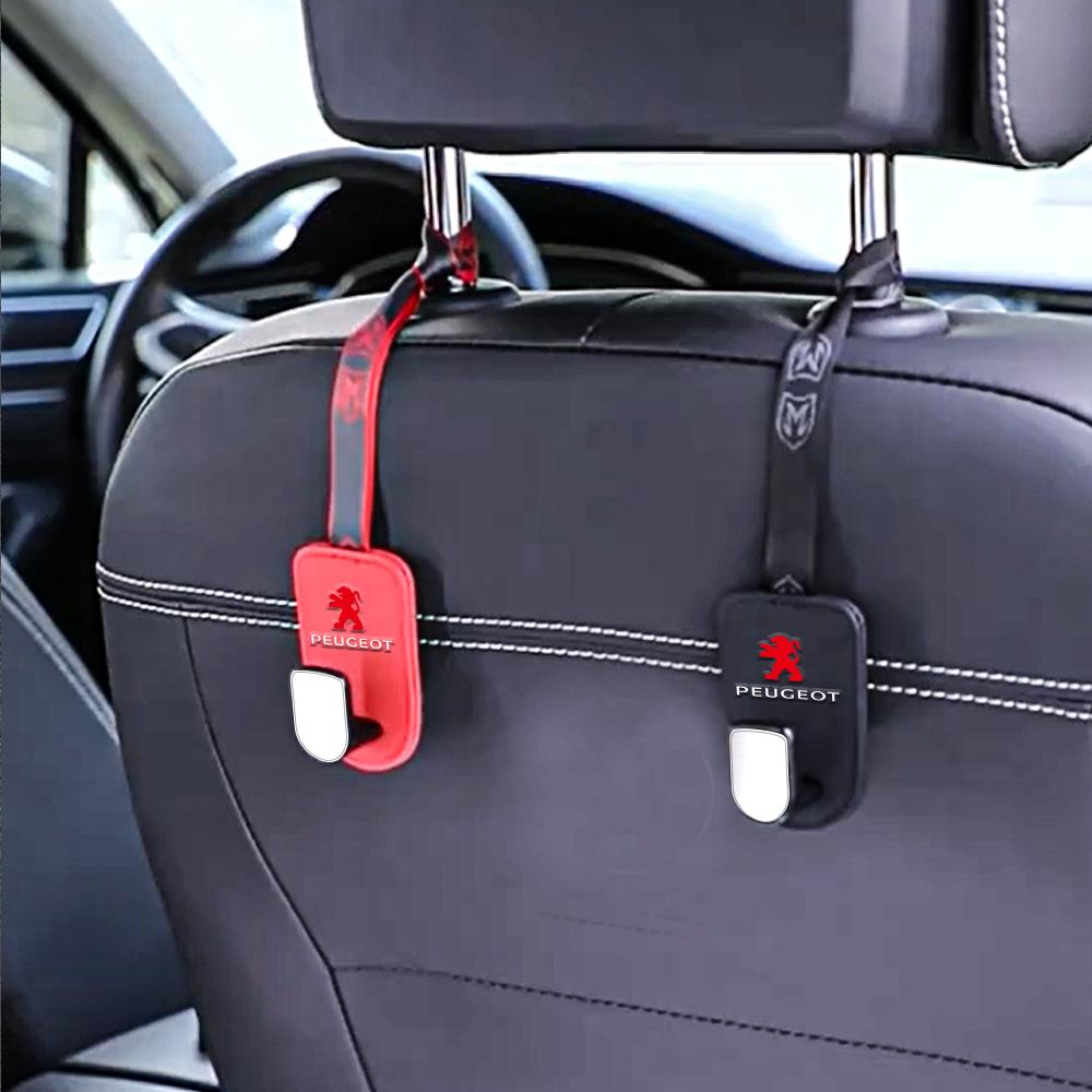 Multi-style Car Seat Backrest Hook For Peugeot 206 307 308 3008 207 208 407 508 2008 5008 107 106 205 4008 Hub Cap Accessories