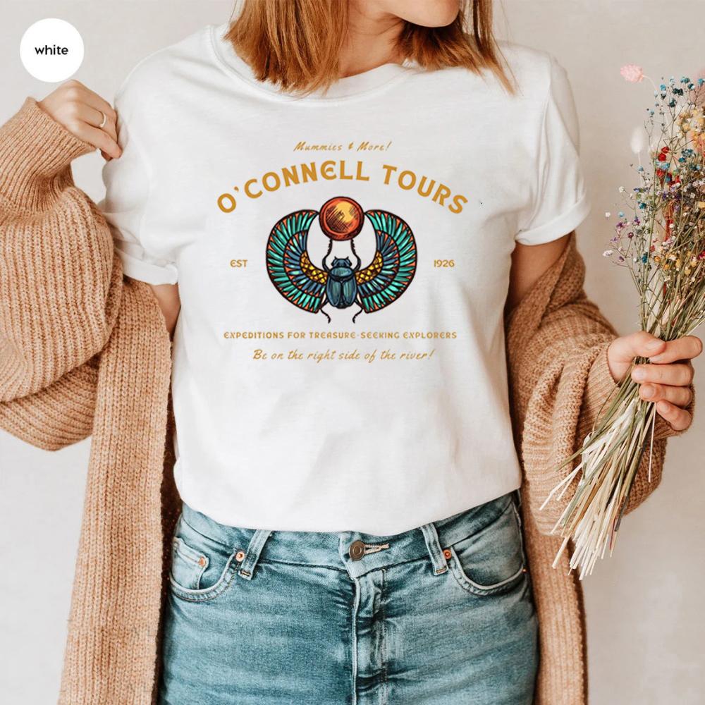 Футболка ZX O'Connell Tours Футболка Мумия Футболка Брендан Фрейзер Брендан Фрейзер Мумия 1999 Подарок для любителя фильма Мумия Унисекс