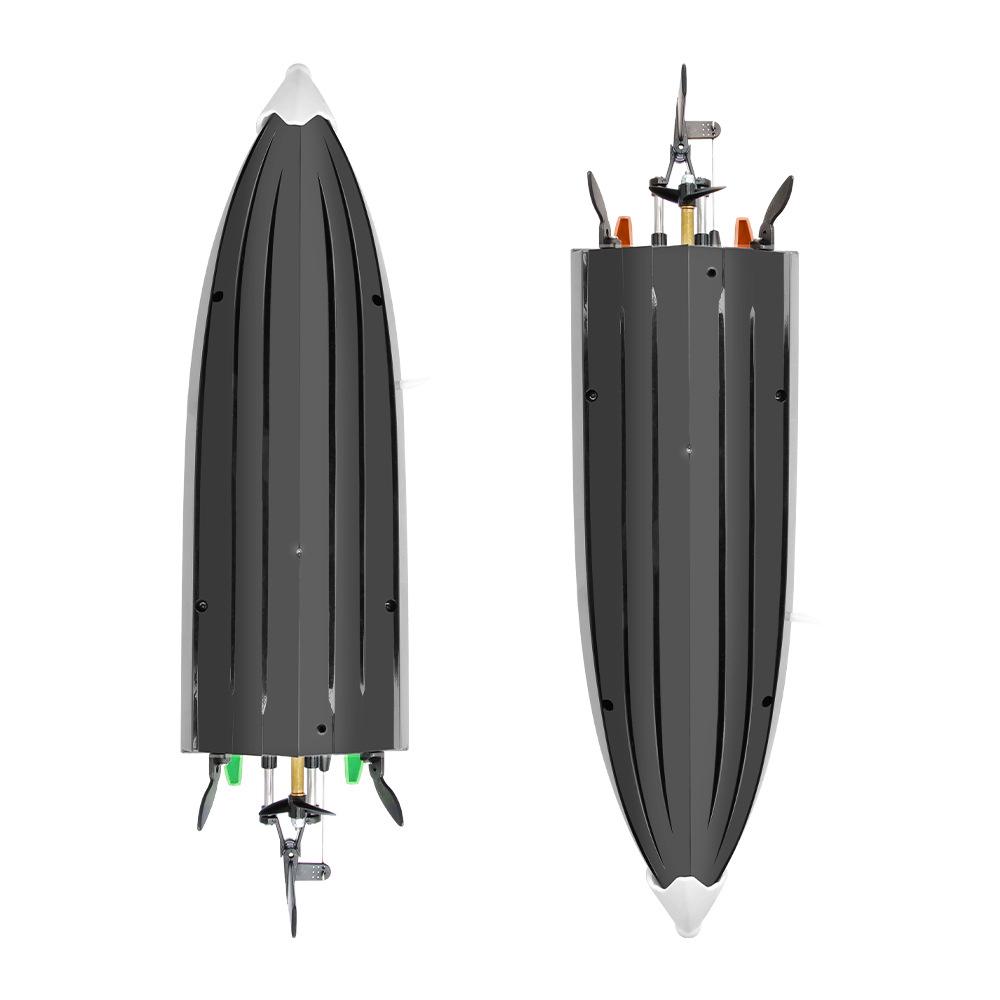 Лодка на радиоуправлении, лодка с дистанционным управлением, высокоскоростная скорость 30 км/ч, IPV7, водонепроницаемая, 2,4 ГГц, 4-канальная гоночная лодка для