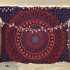 Indian Hippie Bohemian Psychedelic Mandala Wall Hanging Bedding Tapestry