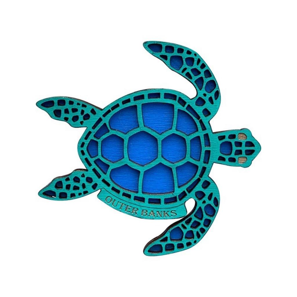 Подставки под напитки в виде морских черепах Деревянные подставки Защита столешницы, подходят для обеденных столов, письменных столов, ресторанов