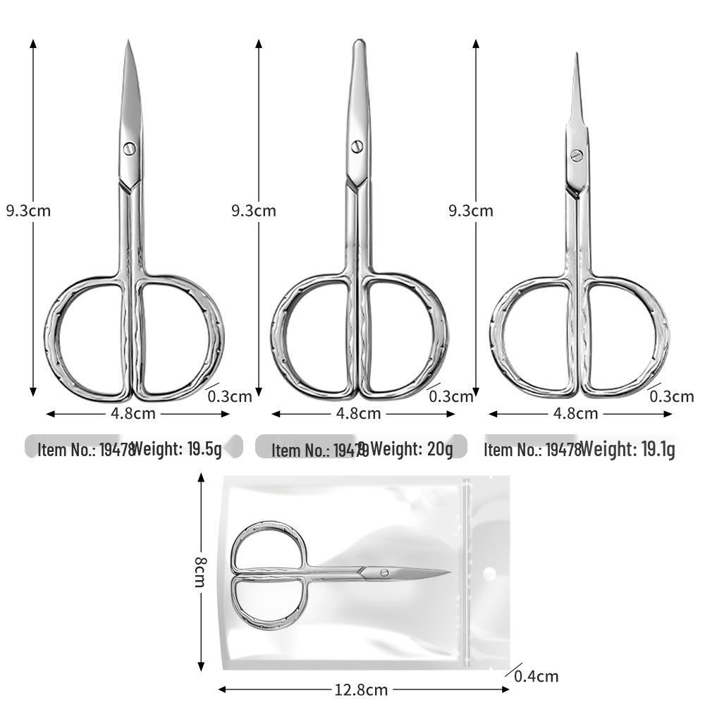 Available: Precision Meidao Stainless Steel Eyebrow Tweezers, Nose Hair Scissors, and Cuticle Nippers for Nail Salons.