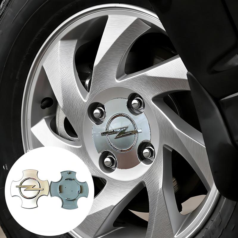 4pcs10cm Car wheel hub cover, wheel center hub cover badge For Opel Astra j g Insignia Corsa d Vectra c Zafira a Auto Gadgets