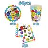 Hot Game Incredi Box Birthday Party Decoration Tableware Cake Topper Plate Cup Balloon for Baby Shower kid Party Favors Supplies