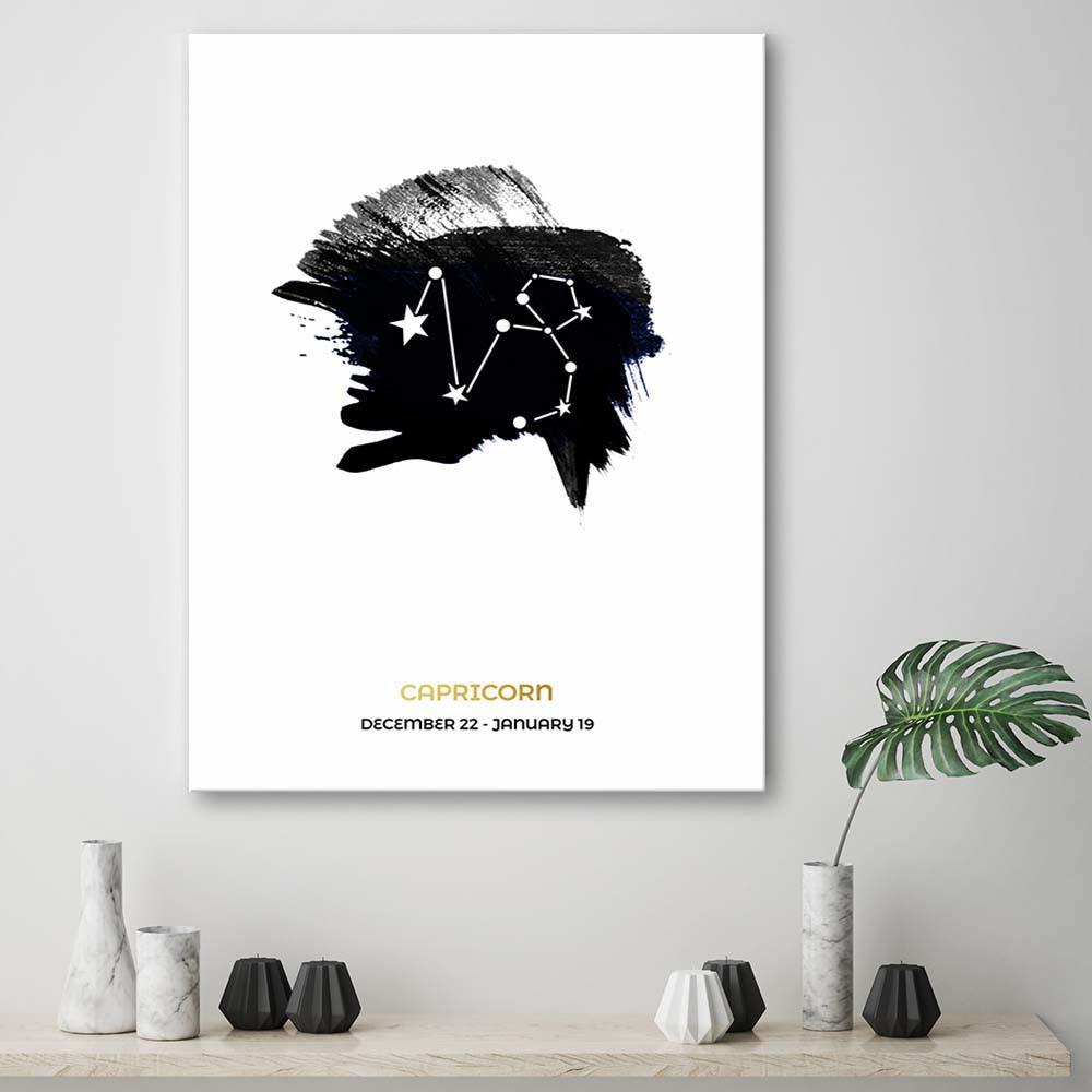 Canvas print, Zodiac sign - Capricorn